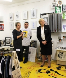 Minister for Arts Heather Humphreys Visits us on Dublin Culture Night 2015