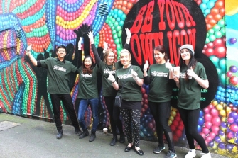 RE-PAINTING THE ICON WALK: With The Starbucks Team